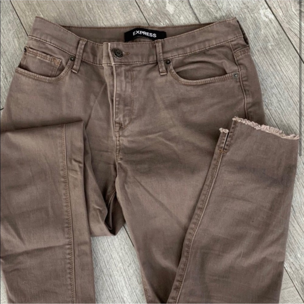 Brown express jeans